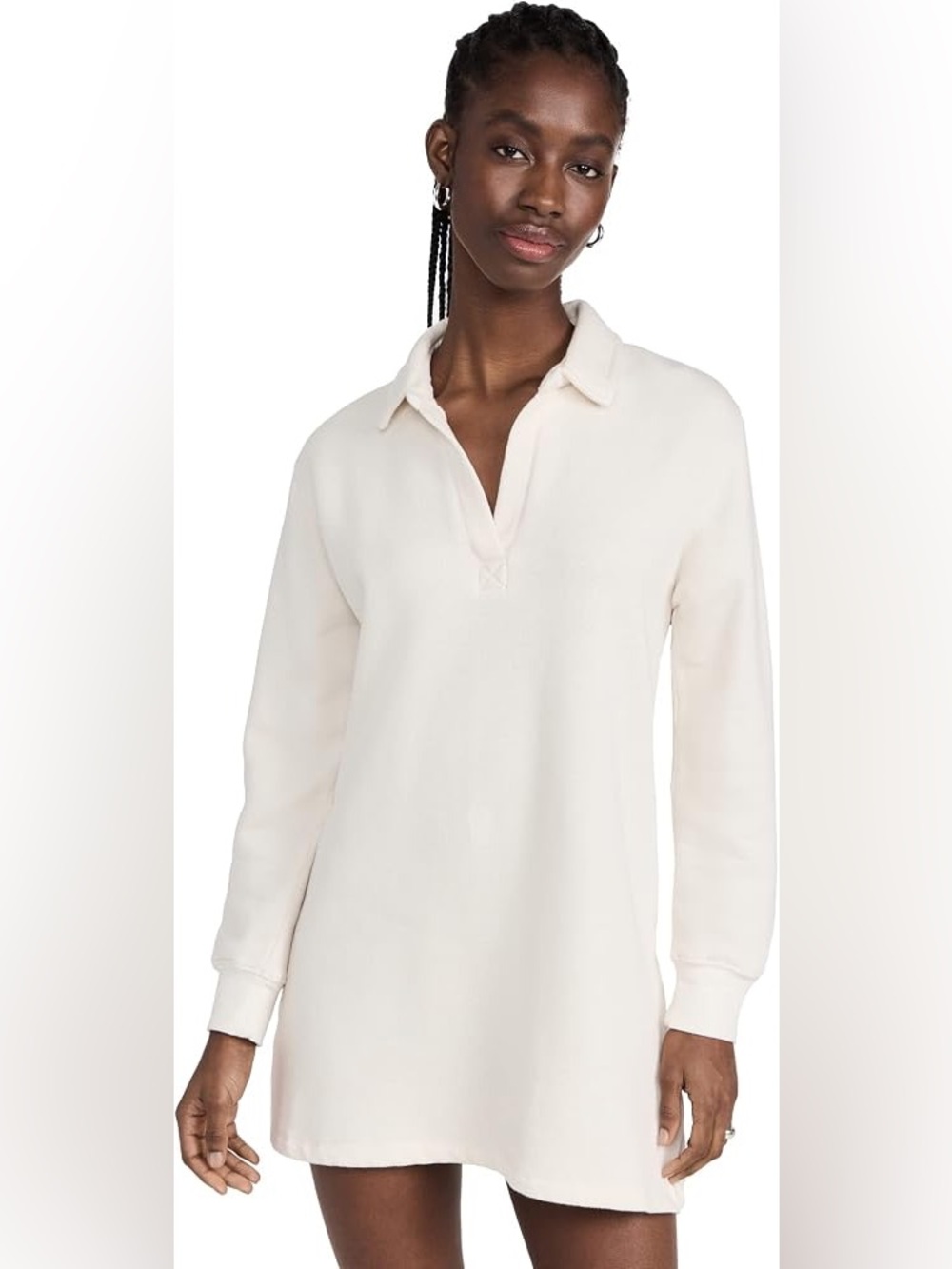 Z Supply Cream Polo Mini Dress